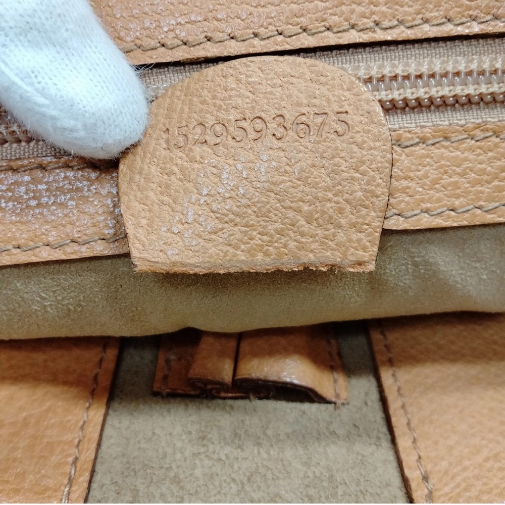 Gucci Bamboo Tan Leather Briefcase/Handbag - Picture 9 of 10